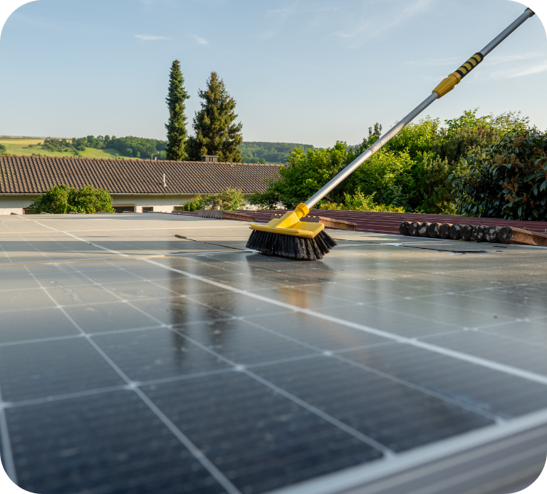 solar panel cleaning